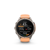 Ceas Sport Garmin Fenix 9 Pro – 43 mm, Titan Cu Curea Din Silicon Shell Pink / Autumn Orange Ceas Sport Garmin Fenix 9 Pro – 43 mm, Titan Cu Curea Din Silicon Shell Pink / Autumn Orange