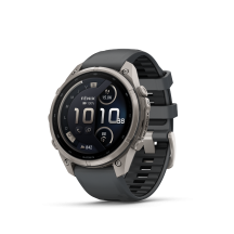 Ceas Sport Garmin Fenix 9 Pro – 51 mm, Titan, Cu Curea Din Silicon Graphite / Negru