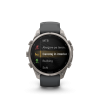 Ceas Sport Garmin Fenix 9 Pro – 51 mm, Titan, Cu Curea Din Silicon Graphite / Negru Ceas Sport Garmin Fenix 9 Pro – 51 mm, Titan, Cu Curea Din Silicon Graphite / Negru