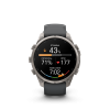 Ceas Sport Garmin Fenix 9 Pro – 51 mm, Titan, Cu Curea Din Silicon Graphite / Negru Ceas Sport Garmin Fenix 9 Pro – 51 mm, Titan, Cu Curea Din Silicon Graphite / Negru