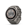 Ceas Sport Garmin Fenix 9 Pro Solar – 51 mm, Titan Cu Curea Din Silicon Pebble Gray Ceas Sport Garmin Fenix 9 Pro Solar – 51 mm, Titan Cu Curea Din Silicon Pebble Gray