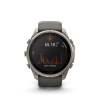 Ceas Sport Garmin Fenix 9 Pro Solar – 51 mm, Titan Cu Curea Din Silicon Pebble Gray Ceas Sport Garmin Fenix 9 Pro Solar – 51 mm, Titan Cu Curea Din Silicon Pebble Gray