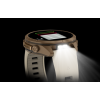 Ceas Sport Garmin Fenix 9 Pro – 43 mm, Titan Autumn Gold Cu Curea Din Silicon Cream / French Gray