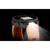 Ceas Sport Garmin Fenix 9 Pro – 43 mm, Titan Cu Curea Din Silicon Shell Pink / Autumn Orange Ceas Sport Garmin Fenix 9 Pro – 43 mm, Titan Cu Curea Din Silicon Shell Pink / Autumn Orange