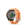 Ceas Sport Garmin Fenix 9 Pro – 43 mm, Titan Cu Curea Din Silicon Shell Pink / Autumn Orange Ceas Sport Garmin Fenix 9 Pro – 43 mm, Titan Cu Curea Din Silicon Shell Pink / Autumn Orange
