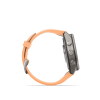 Ceas Sport Garmin Fenix 9 Pro – 43 mm, Titan Cu Curea Din Silicon Shell Pink / Autumn Orange Ceas Sport Garmin Fenix 9 Pro – 43 mm, Titan Cu Curea Din Silicon Shell Pink / Autumn Orange