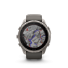 Ceas Sport Garmin Fenix 9 Pro Solar – 51 mm, Titan Cu Curea Din Silicon Pebble Gray Ceas Sport Garmin Fenix 9 Pro Solar – 51 mm, Titan Cu Curea Din Silicon Pebble Gray