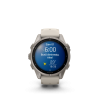 Ceas Sport Garmin Fenix 9 Pro – 43 mm, Titanium Cu Curea Din Silicon Fog Grey Ceas Sport Garmin Fenix 9 Pro – 43 mm, Titanium Cu Curea Din Silicon Fog Grey