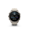 Ceas Sport Garmin Fenix 9 Pro – 43 mm, Titanium Cu Curea Din Silicon Fog Grey Ceas Sport Garmin Fenix 9 Pro – 43 mm, Titanium Cu Curea Din Silicon Fog Grey