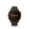 Ceas Sport Garmin Fenix 9 Amoled – 47 mm, Titan DLC Carbon Grey Cu Curea Neagră Din Silicon Ceas Sport Garmin Fenix 9 Amoled – 47 mm, Titan DLC Carbon Grey Cu Curea Neagră Din Silicon