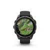 Ceas Sport Garmin Fenix 9 Amoled – 47 mm, Titan DLC Carbon Grey Cu Curea Neagră Din Silicon Ceas Sport Garmin Fenix 9 Amoled – 47 mm, Titan DLC Carbon Grey Cu Curea Neagră Din Silicon