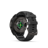 Ceas Sport Garmin Fenix 9 Amoled – 47 mm, Titan DLC Carbon Grey Cu Curea Neagră Din Silicon Ceas Sport Garmin Fenix 9 Amoled – 47 mm, Titan DLC Carbon Grey Cu Curea Neagră Din Silicon