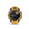 Ceas Sport Garmin Instinct 3 – 50 mm, Solar Sunburst Cu Curea Sunburst/Grey