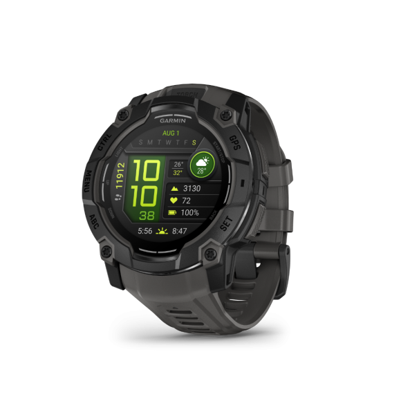 Ceas Sport Garmin Instinct 3 – 50 mm, Amoled Black Cu Curea Charcoal Ceas Sport Garmin Instinct 3 – 50 mm, Amoled Black Cu Curea Charcoal