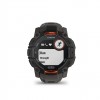 Ceas Sport Garmin Instinct 3 – 50 mm, Solar Black Bezel Cu Curea Charcoal