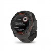 Ceas Sport Garmin Instinct 3 – 50 mm, Solar Black Bezel Cu Curea Charcoal