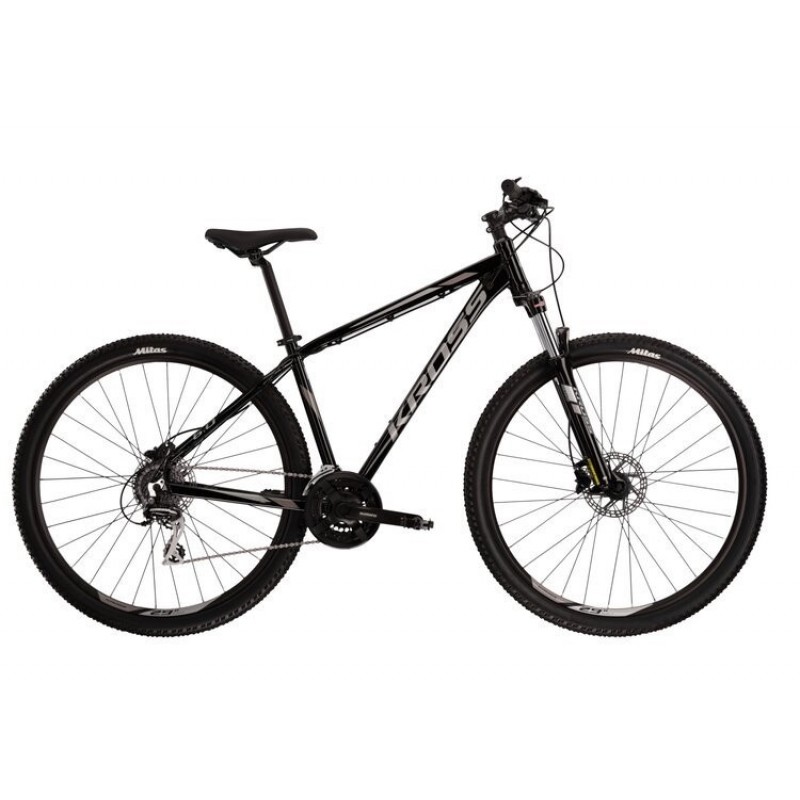 Bicicleta Kross Hexagon 6.0 Black Grey Graphite 29