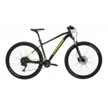 Bicicleta KROSS Level 2.0 Black Yellow Glossy 29"