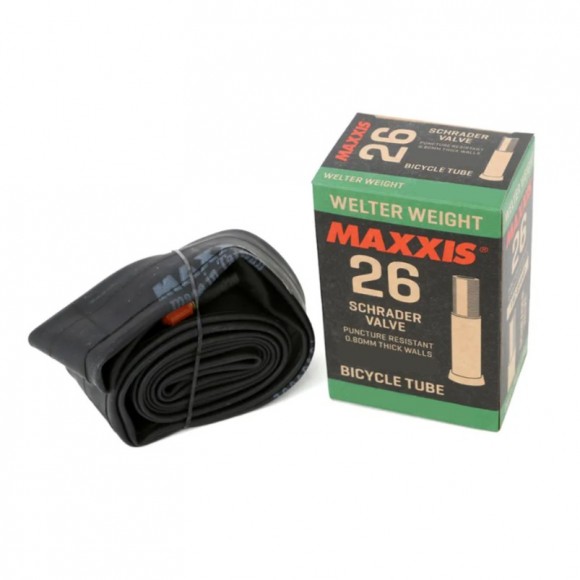 Camera 26X1.90/2.125 SV48 Maxxis Welterweight Schrader Camera 26X1.90/2.125 SV48 Maxxis Welterweight Schrader