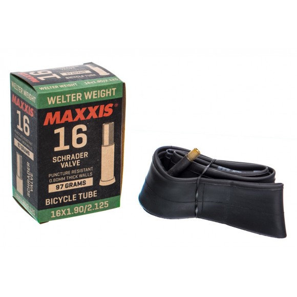 Camera 16x1.90/2.125 LSV Maxxis Welter Weight Schrader Camera 16x1.90/2.125 LSV Maxxis Welter Weight Schrader