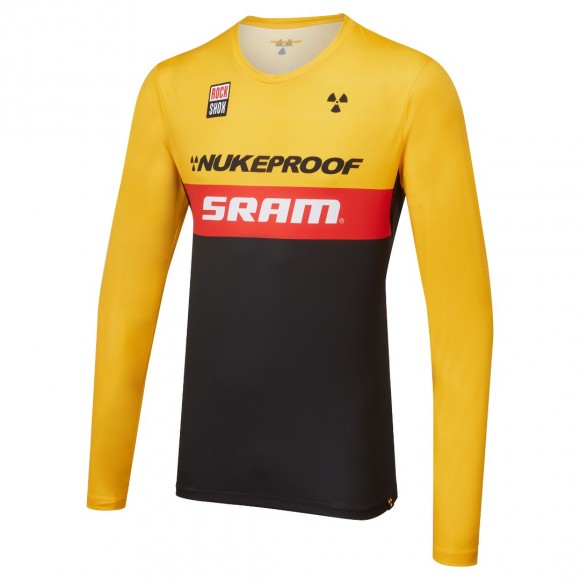 Tricou Bicicleta Nukeproof Blackline Team Replica Black Red Yellow Tricou Bicicleta Nukeproof Blackline Team Replica Black Red Yellow
