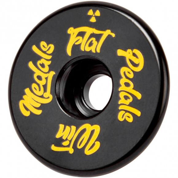 Floare si Capac Cu Surub Pentru Pipa Nukeproof Flat Pedals Win Medals 1.1/8"