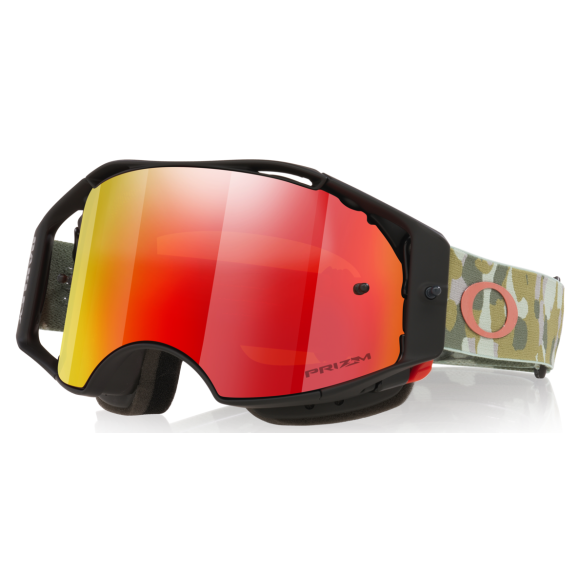 Ochelari Oakley Airbrake Mtb Green Camo Prizm Trail Torch Lens