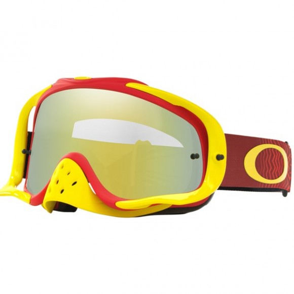 Ochelari Oakley Crowbar Mx Shockwave Red Yellow 24k Iridium & Clear Lens