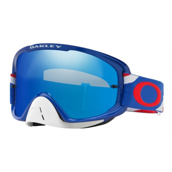 Ochelari Oakley O Frame 2 Mx Heritage Racer Red White Blue Black / Lentila Ice Iridium & Lentila Clara Ochelari Oakley O Frame 2 Mx Heritage Racer Red White Blue Black / Lentila Ice Iridium & Lentila Clara