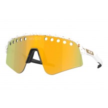 Ochelari De Soare Oakley Sutro Lite Sweep Mathieu Van Der Poel Signature Red / Gold Splatter Prizm 24k Lens