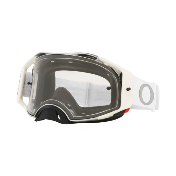 Ochelari Oakley Airbrake Mx Tuffblocks White / Clear Lens Ochelari Oakley Airbrake Mx Tuffblocks White / Clear Lens