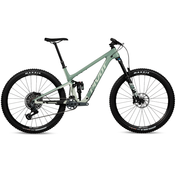 Bicicleta Pivot Trailcat LT Carbon Ride GX Eagle Green Meadow Mist 2025 Bicicleta Pivot Trailcat LT Carbon Ride GX Eagle Green Meadow Mist 2025