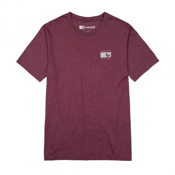 Tricou Pivot Cycles Rising Logo Tee - Maroon Frost Tricou Pivot Cycles Rising Logo Tee - Maroon Frost