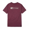Tricou Pivot Cycles Rising Logo Tee - Maroon Frost Tricou Pivot Cycles Rising Logo Tee - Maroon Frost