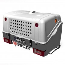 Cutie portbagaj pe carligul de remorcare Towbox V1 DOG Gri + Dispozitiv de reglare a ventilatiei TBA0004