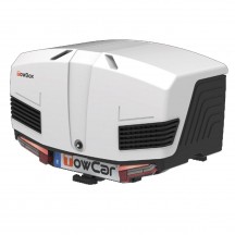 Cutie portbagaj pe carligul de remorcare Towbox V3 Arctic Alb