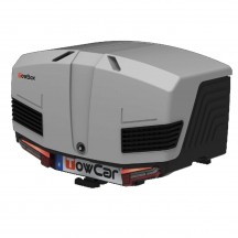 Cutie portbagaj pe carligul de remorcare Towbox V3 Classic Gri