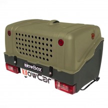 Cutie portbagaj pe carligul de remorcare Towbox V1 DOG Verde