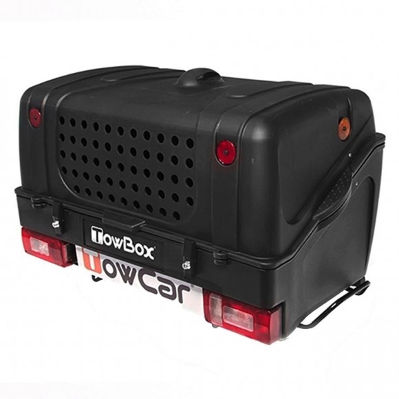 Cutie portbagaj pe carligul de remorcare Towbox V1 DOG Negru Cutie portbagaj pe carligul de remorcare Towbox V1 DOG Negru