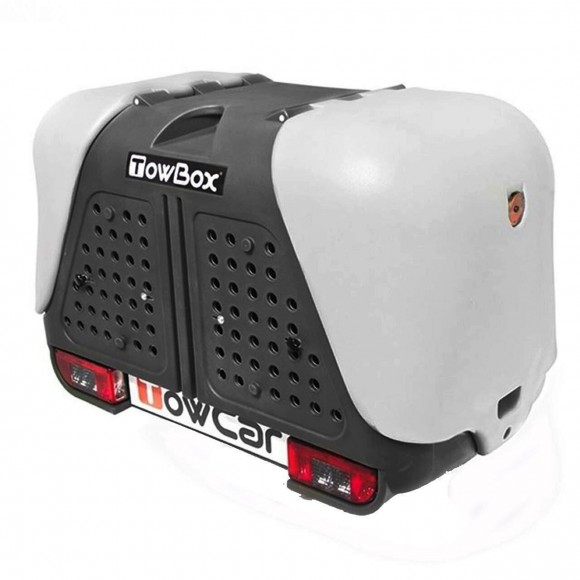 Cutie portbagaj pe carligul de remorcare Towbox V2 DOG Gri Cutie portbagaj pe carligul de remorcare Towbox V2 DOG Gri