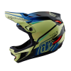 Casca Bicicleta Troy Lee Designs D4 Mips Composite Drip Glo Yellow