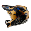 Casca Bicicleta Troy Lee Designs D4 Mips Composite Royalty Black Gold