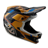 Casca Bicicleta Troy Lee Designs D4 Mips Composite Royalty Black Gold