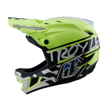 Casca Bicicleta Troy Lee Designs D4 Mips Polyacrylite Fifty - 50 Navy Glo Yellow