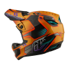 Casca Bicicleta Troy Lee Designs D4 Mips Carbon Crest Gold