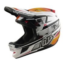 Casca Bicicleta Troy Lee Designs D4 Mips Composite Lined Up White