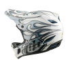 Casca Bicicleta Troy Lee Designs D4 Mips Composite Torched White Silver Casca Bicicleta Troy Lee Designs D4 Mips Composite Torched White Silver