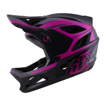 Casca Bicicleta Troy Lee Designs Stage 2 Mips High Vz Dark Gray / Neon Fuchsia