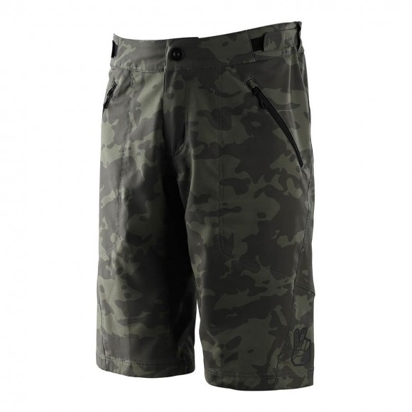 Pantaloni Scurti Bicicleta Troy Lee Designs Flowline Camo Green