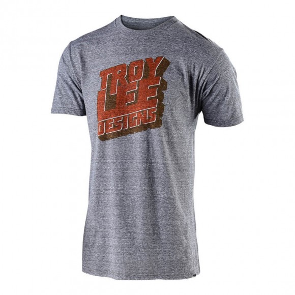 Tricou Troy Lee Designs Block Party Gray
